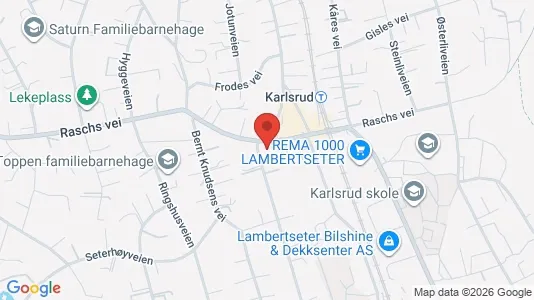 Rooms for rent i Oslo Nordstrand - kort over placeringen