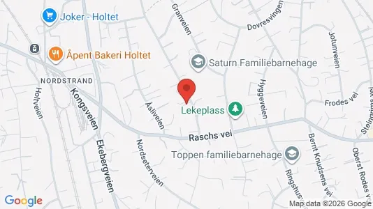 Rooms for rent i Oslo Nordstrand - kort over placeringen