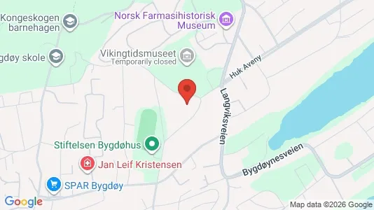 Rooms for rent i Oslo Frogner - kort over placeringen