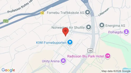 Apartments for rent i Bærum - kort over placeringen