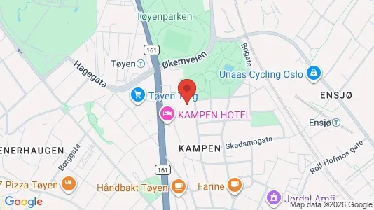 Rooms for rent i Oslo Gamle Oslo - kort over placeringen