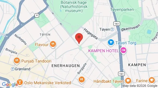 Rooms for rent i Oslo Gamle Oslo - kort over placeringen