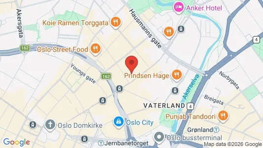 Rooms for rent i Oslo St. Hanshaugen - kort over placeringen