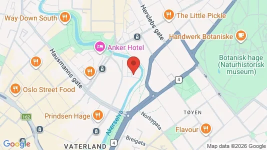 Rooms for rent i Oslo Grünerløkka - kort over placeringen