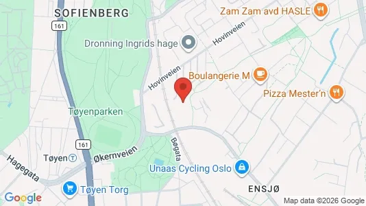 Rooms for rent i Oslo Gamle Oslo - kort over placeringen