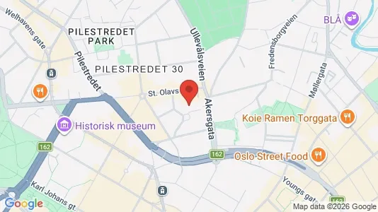 Rooms for rent i Oslo St. Hanshaugen - kort over placeringen