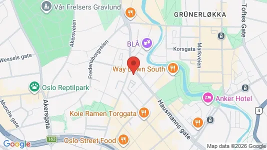 Rooms for rent i Oslo St. Hanshaugen - kort over placeringen