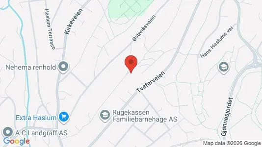 Apartments for rent i Bærum - kort over placeringen