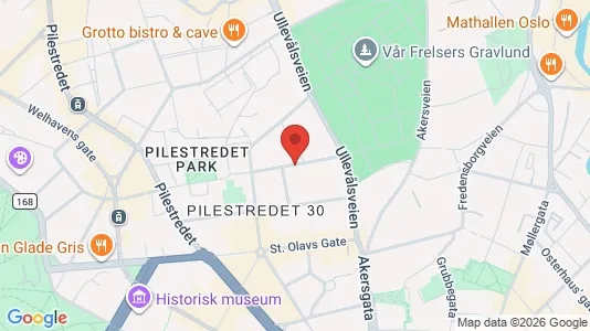 Rooms for rent i Oslo St. Hanshaugen - kort over placeringen