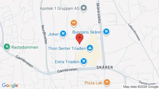 Apartments for rent i Lørenskog - kort over placeringen