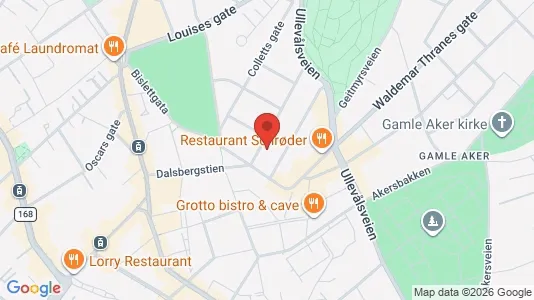 Rooms for rent i Oslo St. Hanshaugen - kort over placeringen