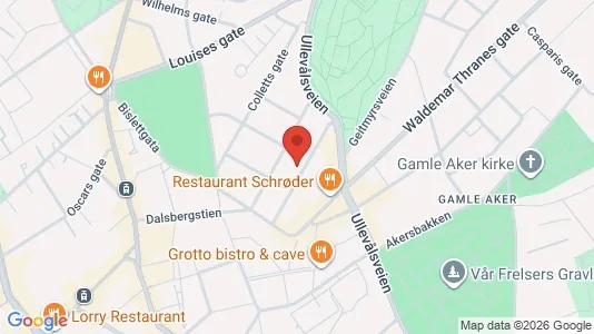 Rooms for rent i Oslo St. Hanshaugen - kort over placeringen