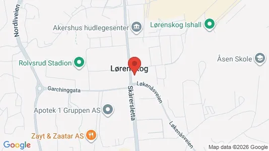 Apartments for rent i Lørenskog - kort over placeringen