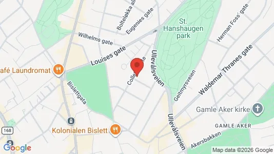 Rooms for rent i Oslo St. Hanshaugen - kort over placeringen