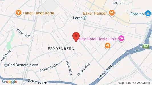 Rooms for rent i Oslo Grünerløkka - kort over placeringen