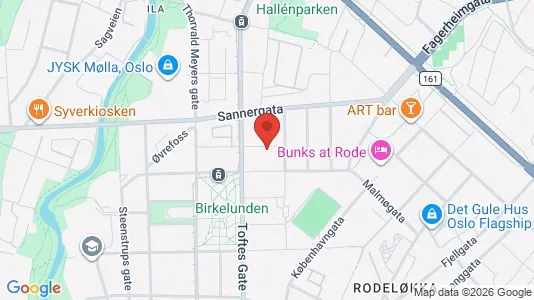 Rooms for rent i Oslo Sagene - kort over placeringen