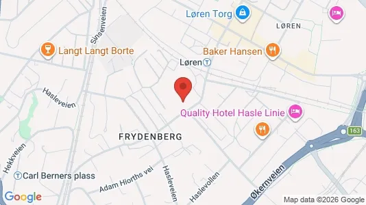 Rooms for rent i Oslo Grünerløkka - kort over placeringen