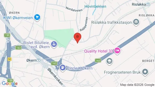 Rooms for rent i Oslo Bjerke - kort over placeringen