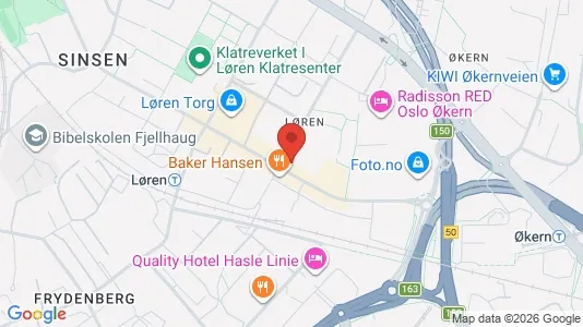 Rooms for rent i Oslo Grünerløkka - kort over placeringen