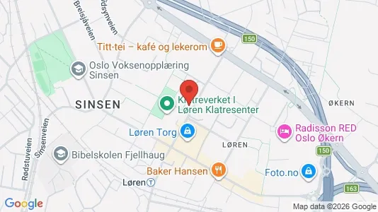 Rooms for rent i Oslo Grünerløkka - kort over placeringen