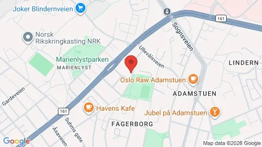 Rooms for rent i Oslo St. Hanshaugen - kort over placeringen