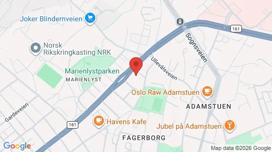 Rooms for rent i Oslo St. Hanshaugen - kort over placeringen