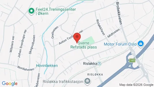Rooms for rent i Oslo Bjerke - kort over placeringen