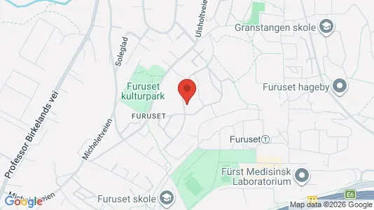 Rooms for rent i Oslo Alna - kort over placeringen