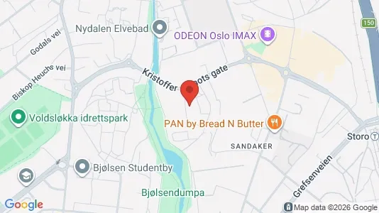 Rooms for rent i Oslo Nordre Aker - kort over placeringen