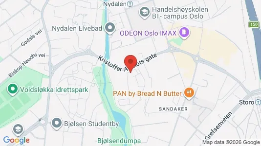 Rooms for rent i Oslo Nordre Aker - kort over placeringen