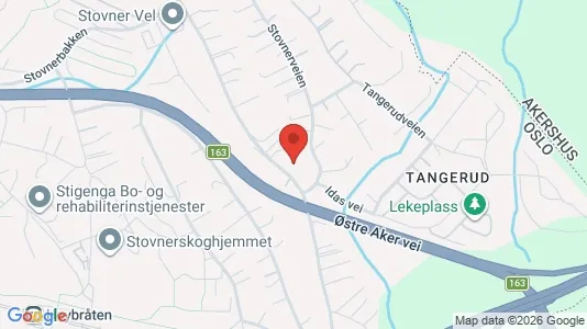 Rooms for rent i Oslo Stovner - kort over placeringen