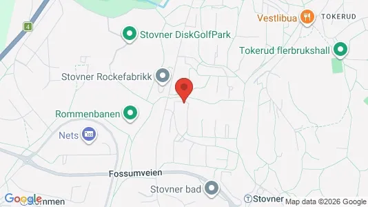 Rooms for rent i Oslo Stovner - kort over placeringen