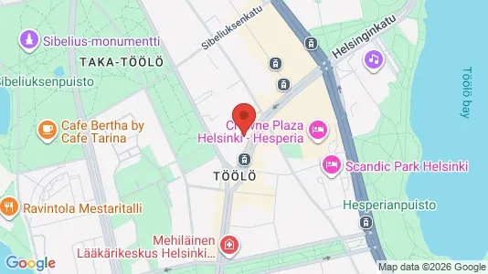 Rooms for rent i Helsinki Eteläinen - kort over placeringen