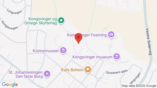 Apartments for rent i Kongsvinger - kort over placeringen