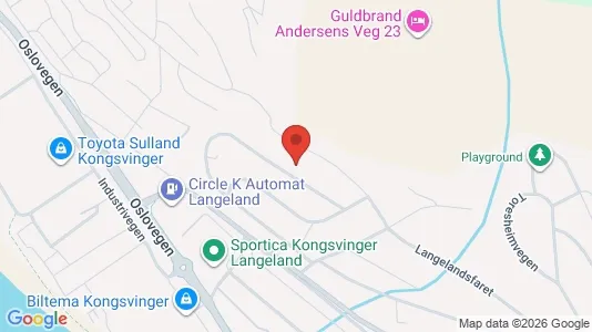 Apartments for rent i Kongsvinger - kort over placeringen