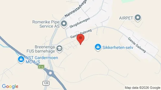 Apartments for rent i Nannestad - kort over placeringen