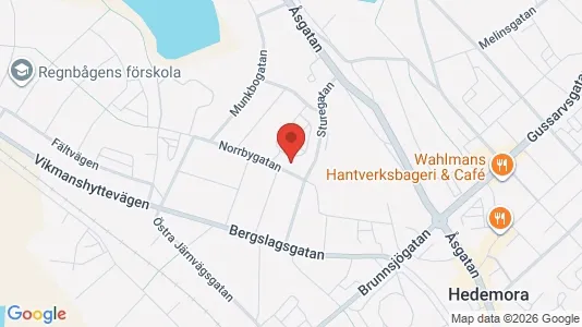 Apartments for rent i Hedemora - kort over placeringen