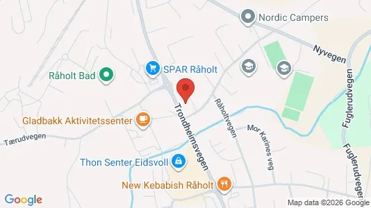 Apartments for rent i Eidsvoll - kort over placeringen