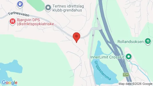 Rooms for rent i Bergen Åsane - kort over placeringen