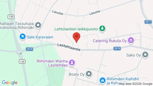 Apartments for rent i Riihimäki - kort over placeringen