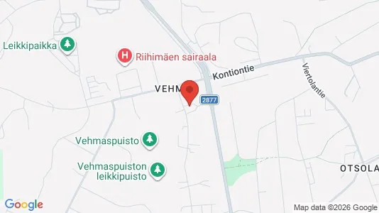 Apartments for rent i Riihimäki - kort over placeringen