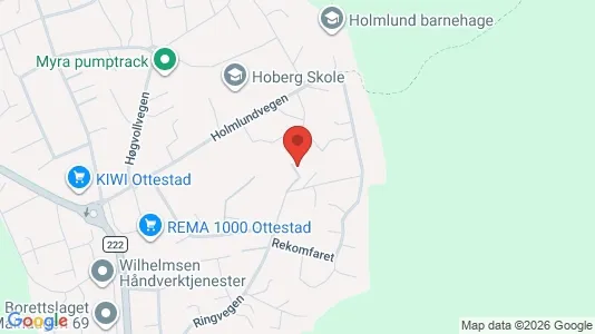 Rooms for rent i Stange - kort over placeringen