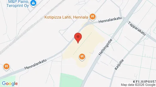 Apartments for rent i Lahti - kort over placeringen