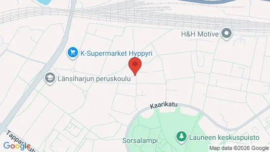 Apartments for rent i Lahti - kort over placeringen