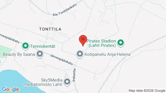 Apartments for rent i Lahti - kort over placeringen