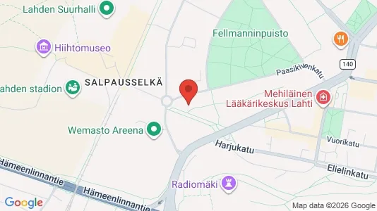 Apartments for rent i Lahti - kort over placeringen