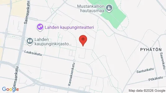 Apartments for rent i Lahti - kort over placeringen