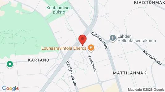 Apartments for rent i Lahti - kort over placeringen