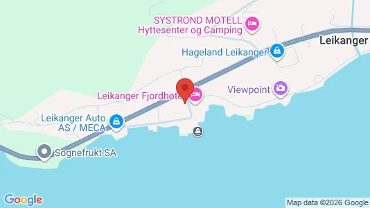 Apartments for rent i Leikanger - kort over placeringen