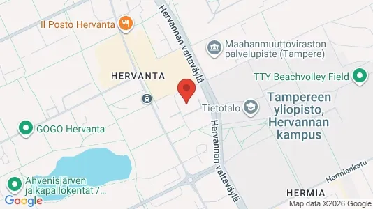 Apartments for rent i Tampere Kaakkoinen - kort over placeringen